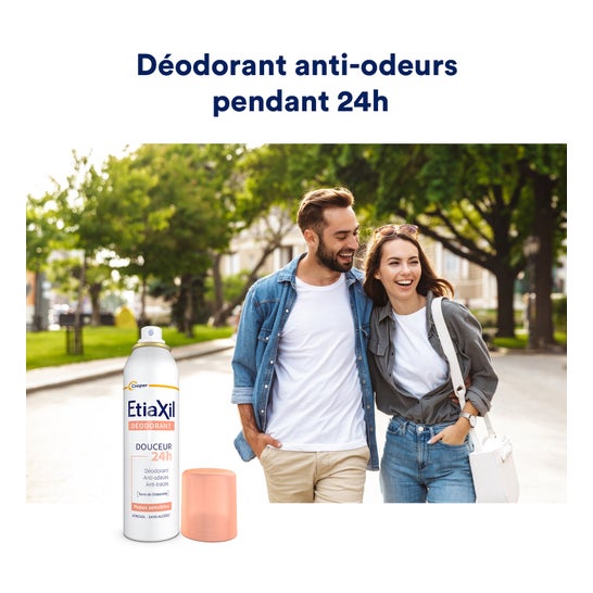 Etiaxil Desodorante Suave 24 H Sin Sales de Aluminio Aerosol 150 ml