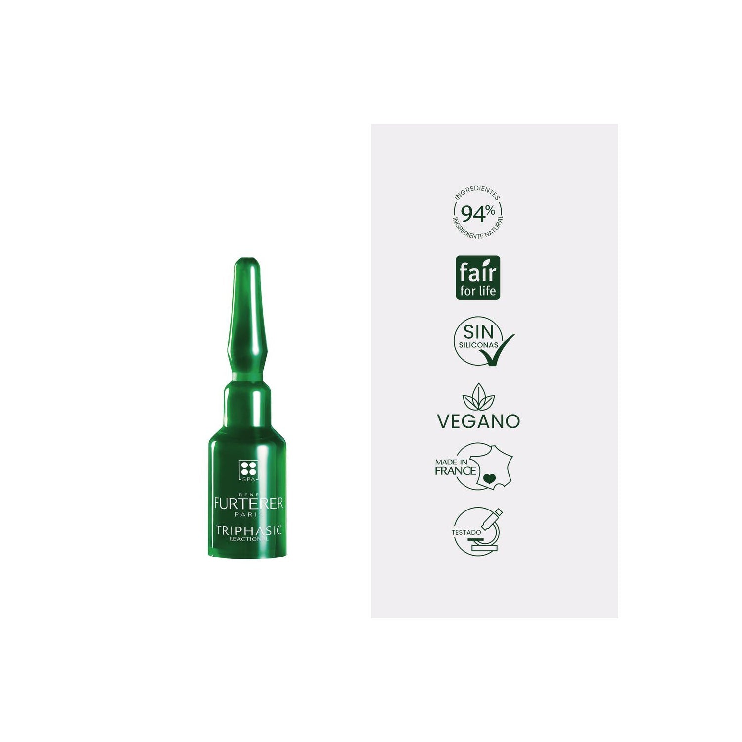 René Furterer Triphasic Reactional Tratamiento Anticaída 12x5ml