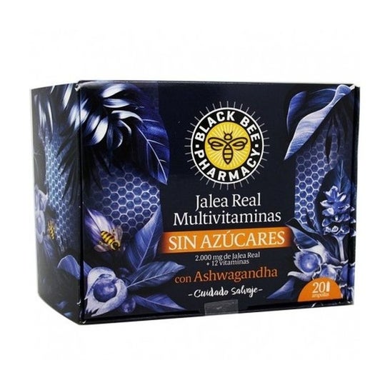 Black Bee Pharmacy Jalea Multivitaminas 20 Viales 10ml