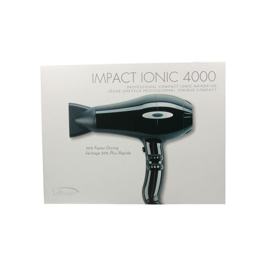 Sinelco Ultron Impact Ionic 4000 Secador de Cabello Negro 1 ud
