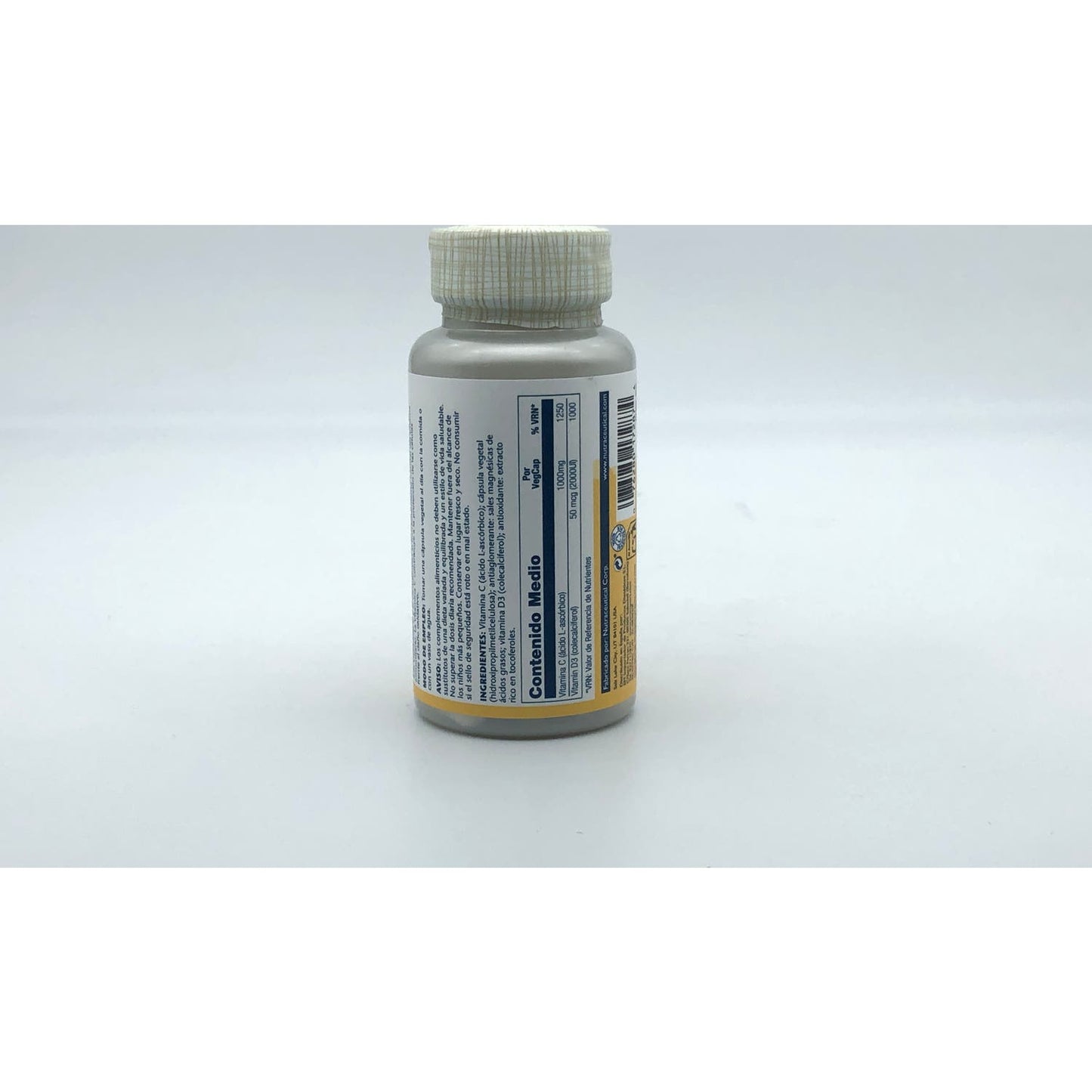 Solaray Vitamina C y D 60caps