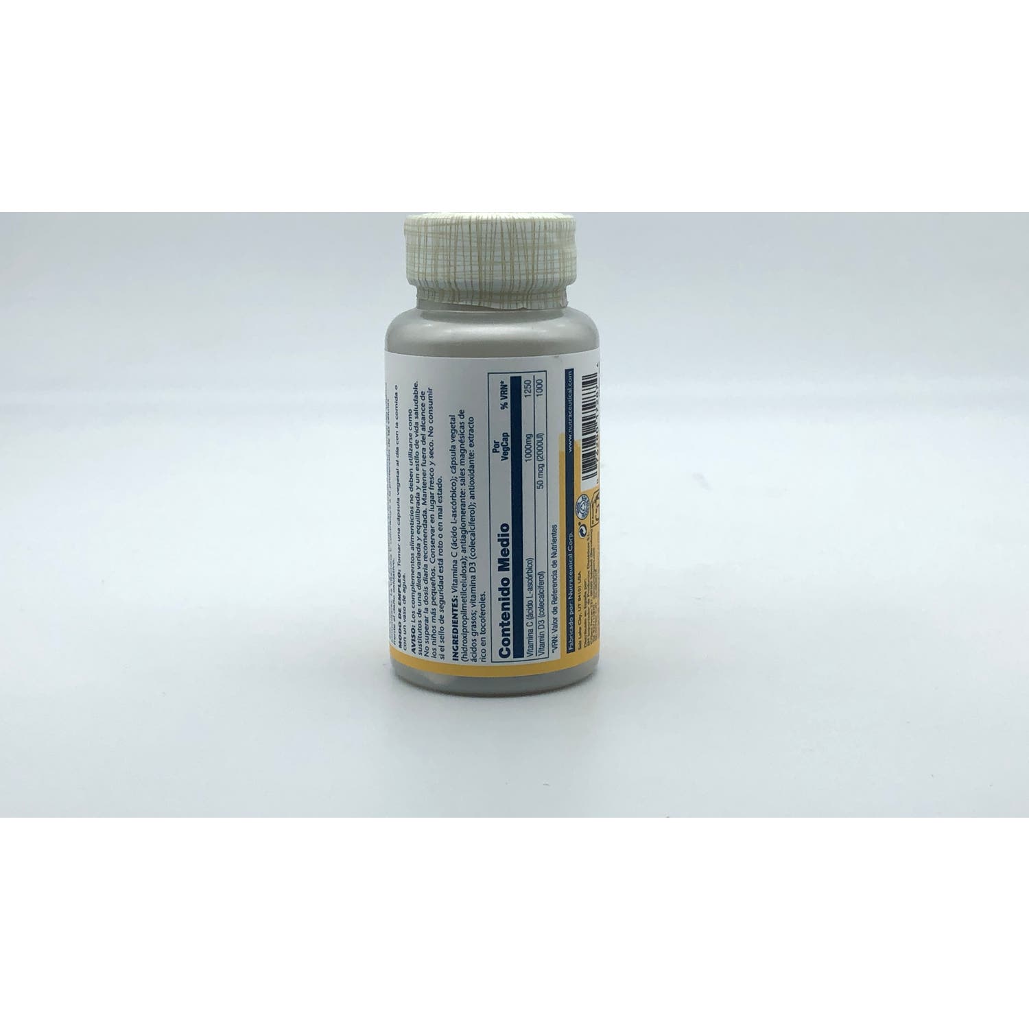 Solaray Vitamina C y D 60caps