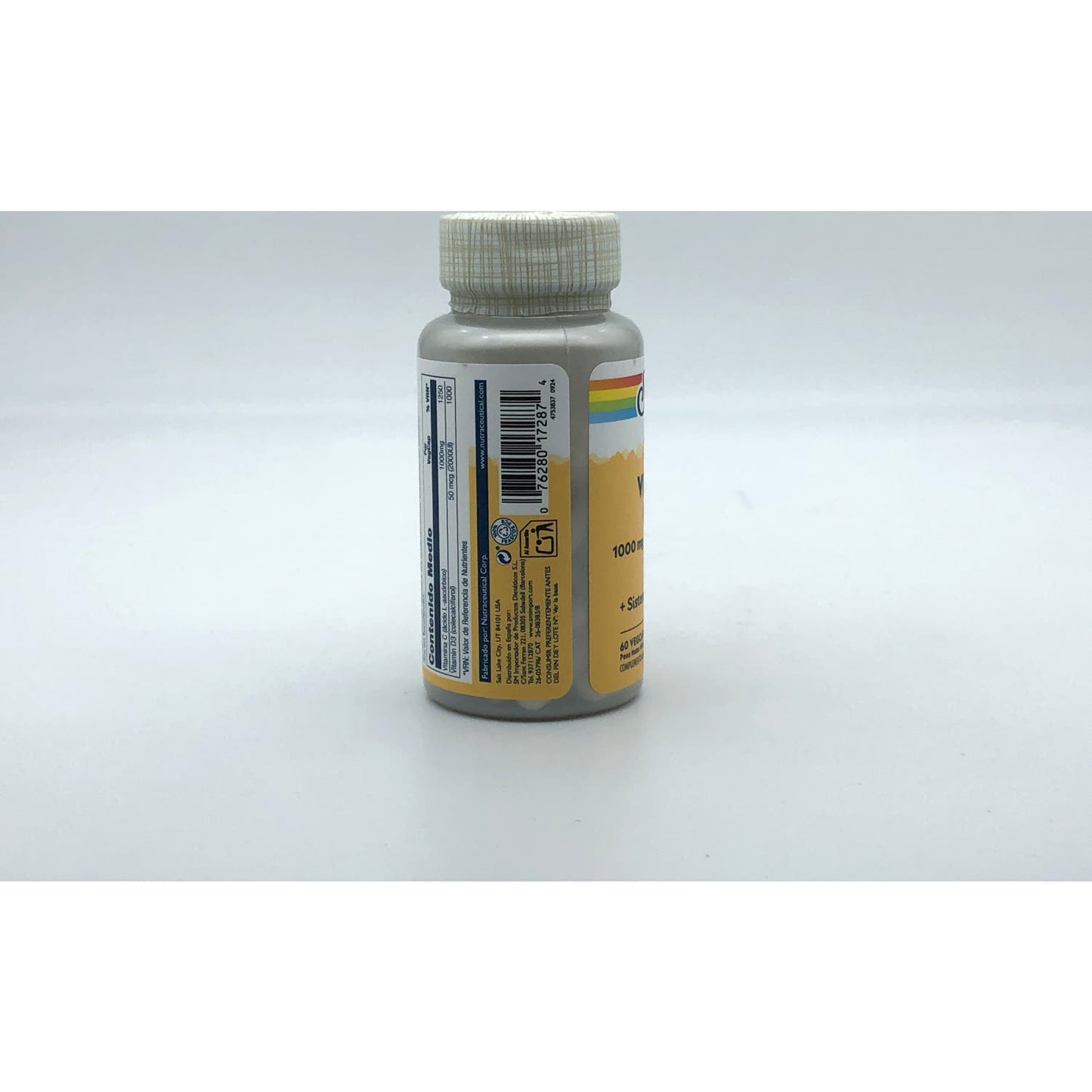 Solaray Vitamina C y D 60caps