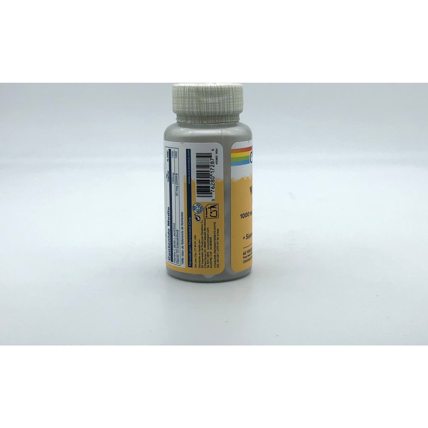 Solaray Vitamina C y D 60caps