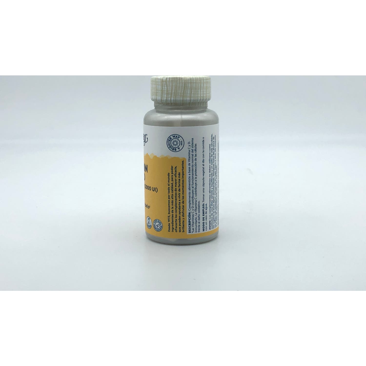 Solaray Vitamina C y D 60caps