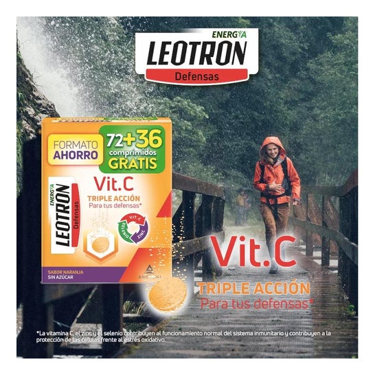 Leotron Vitamina C Triple acción 72 + 36comp