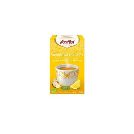 Yogi Tea Infusión Ayurvédica Jengibre Limón 17 sobres