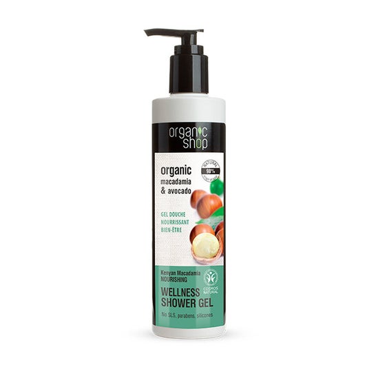 Organic Shop Gel de Ducha Nutritivo Macadamia de Kenia 280ml