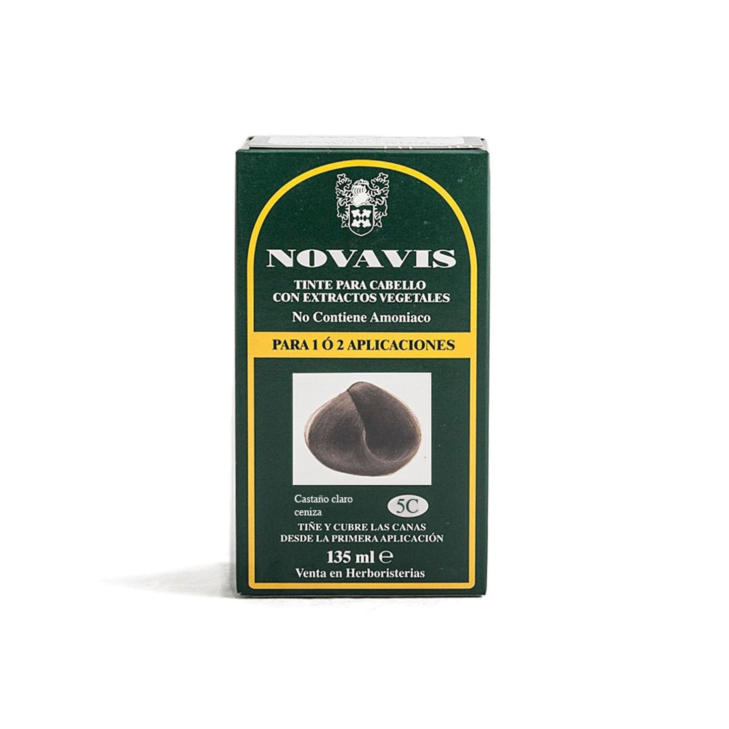 Novavis Tinte Vegetal 5C Castaño Claro Ceniza 130ml