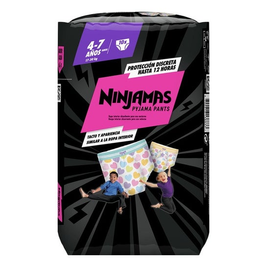 Dodot Ninjamas Pañal Infantil T-7 17 a 30kg 10uds