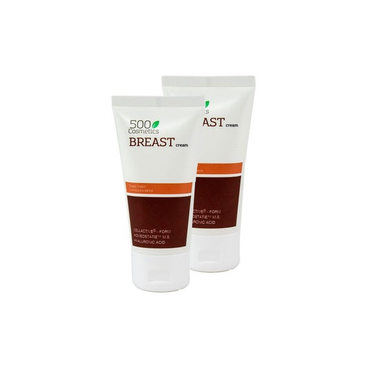 500Cosmetics Breast Cream Crema Para Aumento Senos 2x100ml