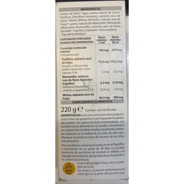 Aboca Sedivitax Jarabe Melocotón 220g