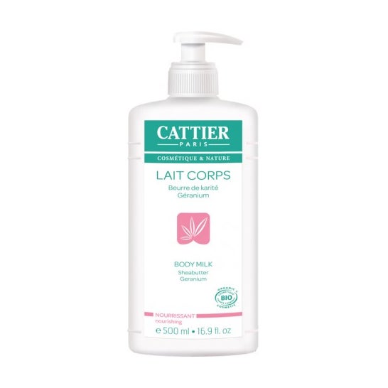 Cattier Leche Corporal Nutritiva Karité y geranio Bio 500 ml