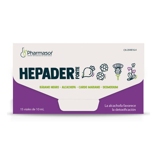 Pharmasor Hepader Forte Viales 15x10ml