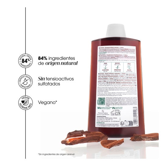Klorane Champú a la Quinina Anticaída Cabello Debilitado 400 ml