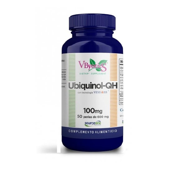 Vbyotics Ubiquinol QH 100mg 50 Perlas