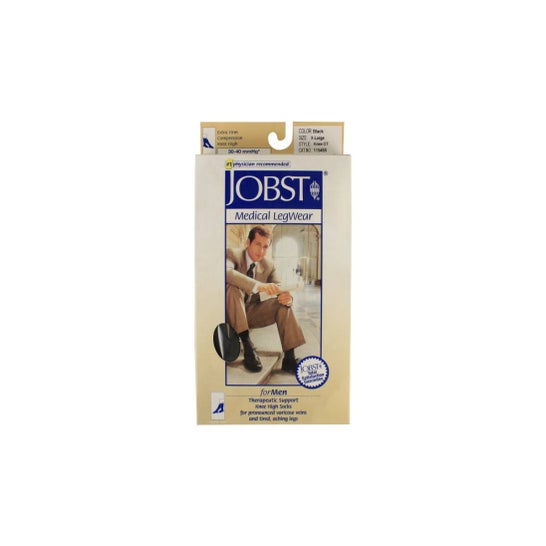 Jobst For Men 15-20 mmhg Media Azul T 3 1 par
