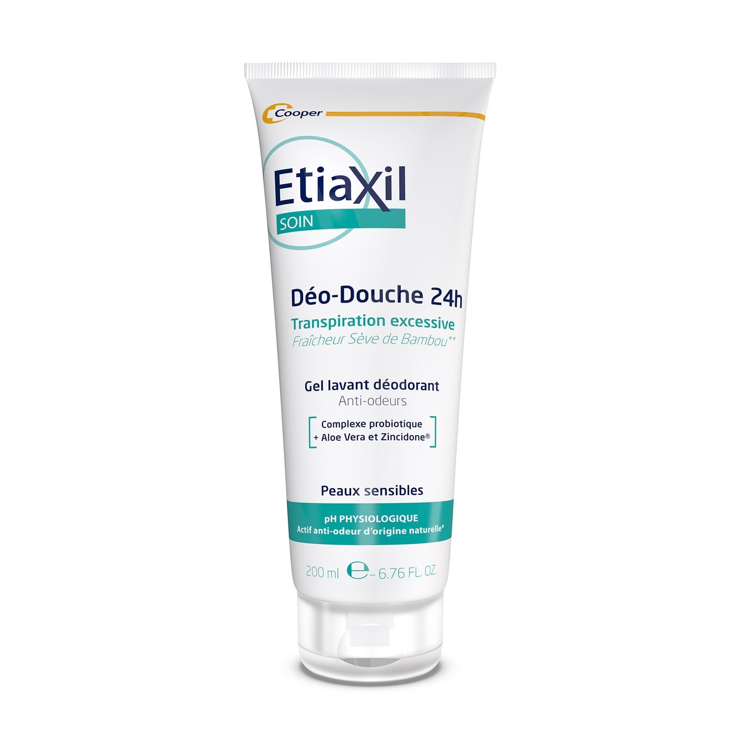 Etiaxil Deo-Ducha 24H Transpiración Excesiva Gel Limpiador Desodorante 200 ml