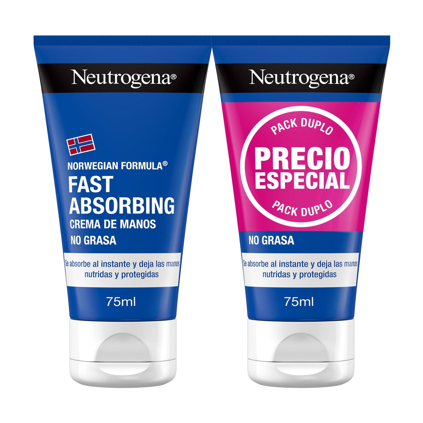Neutrogena® Crema de Manos Absorción Express 2x75ml
