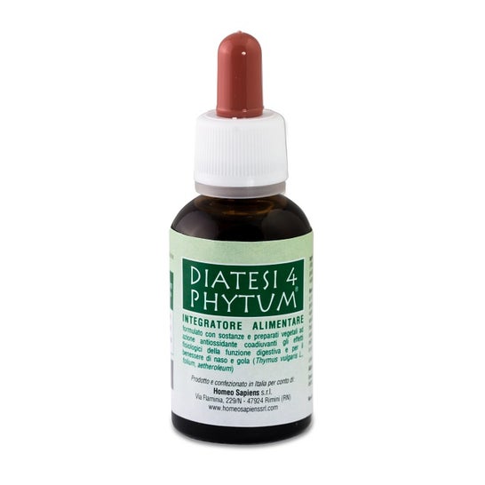 Homeo Sapiens Diatesi 4 Phytum 30 ml