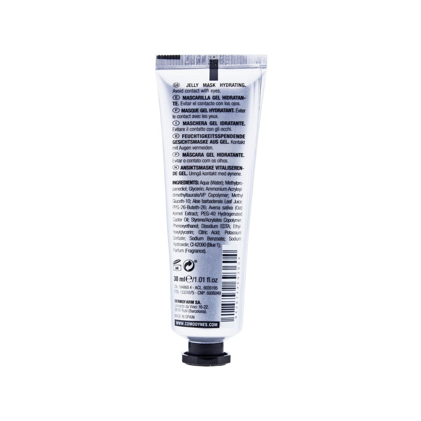 Comodynes Mascarilla Gel Nutritivo 30ml