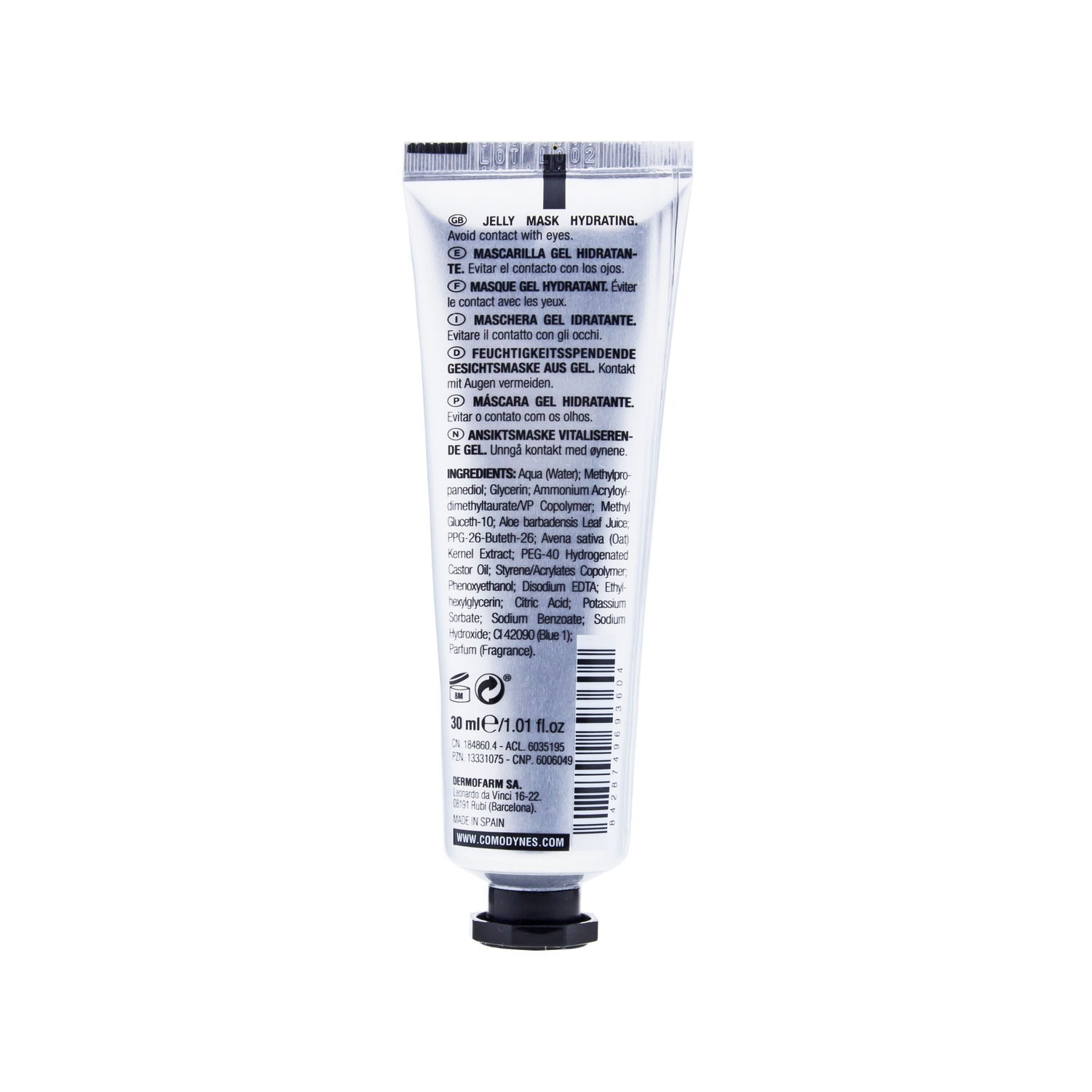 Comodynes Mascarilla Gel Nutritivo 30ml