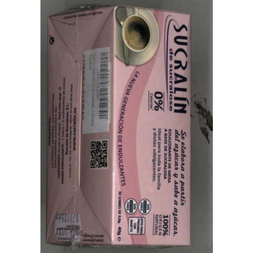 Sucralin de sucralosa endulzante 50 sobres
