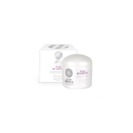 Natura Siberica Exfoliante corporal energizante, moras del tsar 370 ml