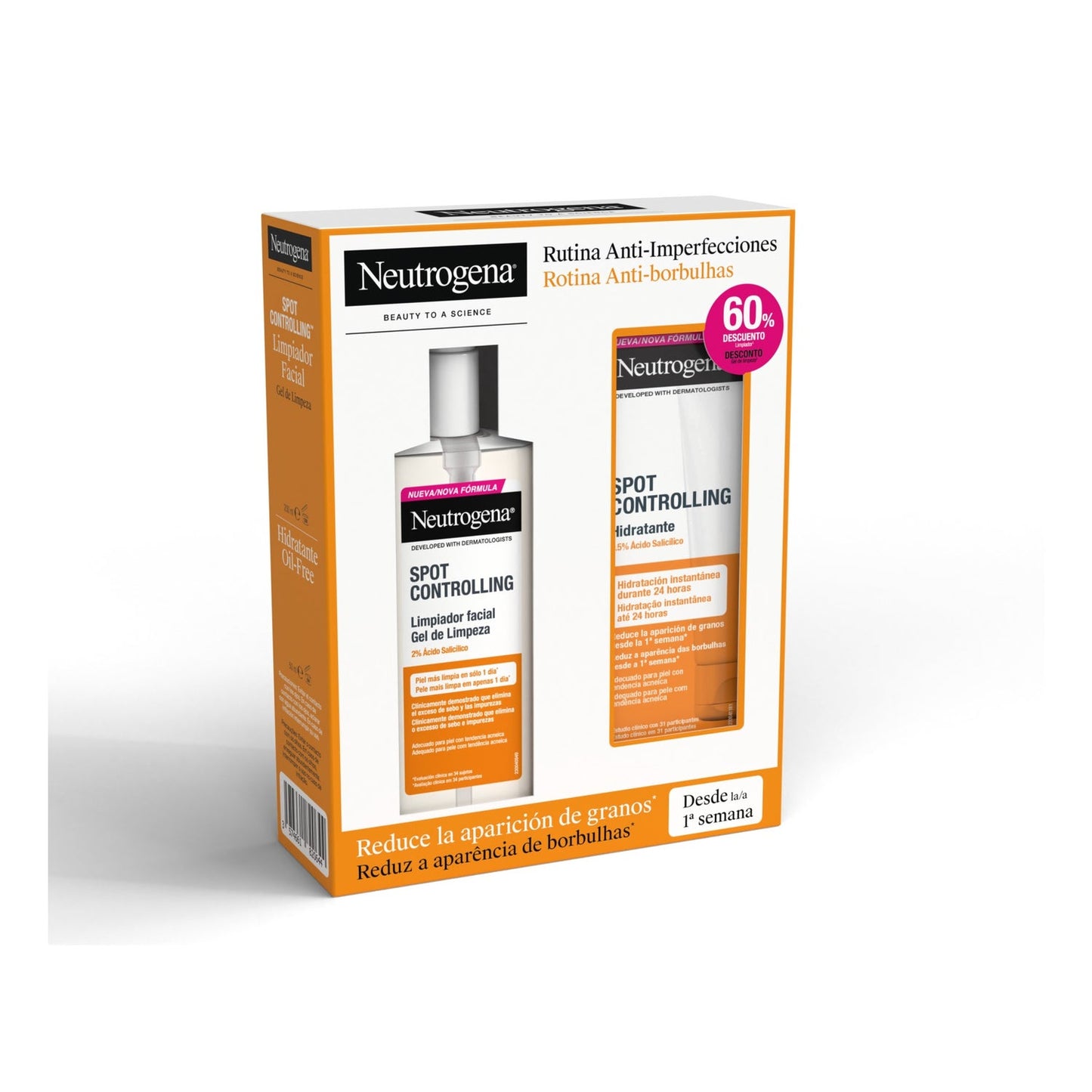 Neutrogena® Visibly Clear Spot Proofing Rutina de Cuidado Facial