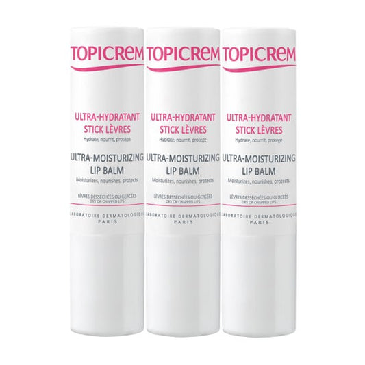Topicrem Kit Ultrahidratante Stick Labial 3x4g
