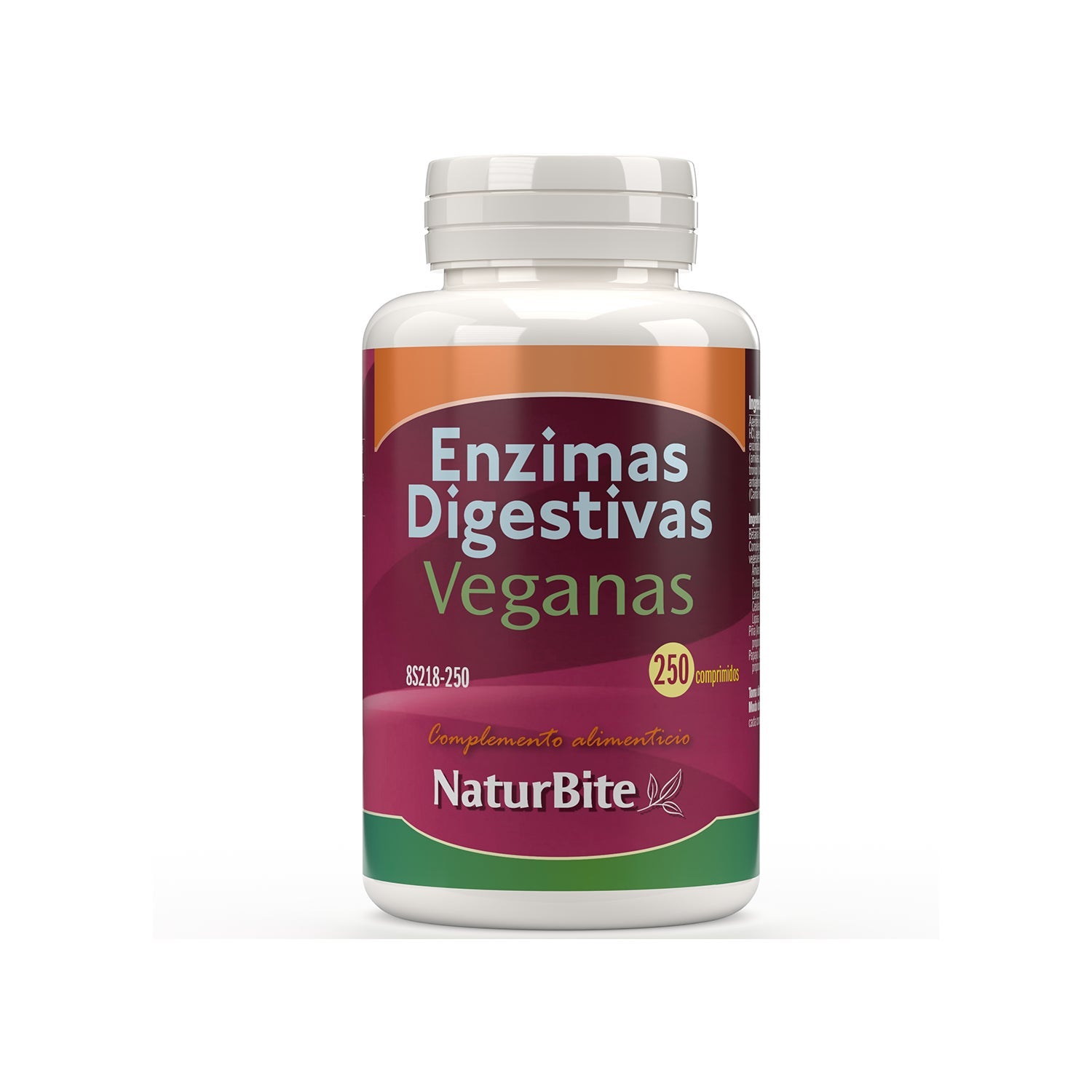 NaturBite Enzimas Digestivas Veganas 250 comp
