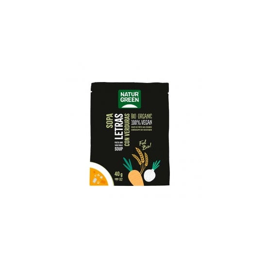 Naturgreen Sopa Ecológica de Letras Con Verduras 40 g