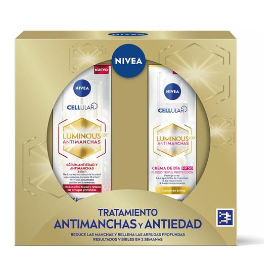 Nivea Tratamiento Antimanchas y Antiedad Pack Serum + Crema Día