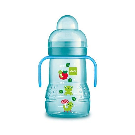 Mam Baby Biberón Entrenamiento Azul 220ml 1 Unidad