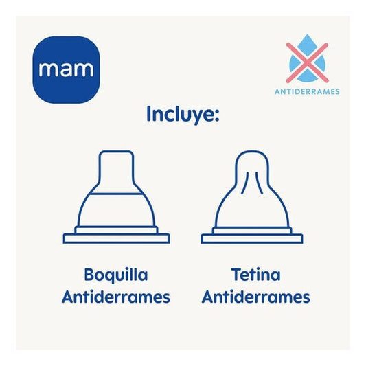 Mam Baby Biberón Entrenamiento Azul 220ml 1 Unidad