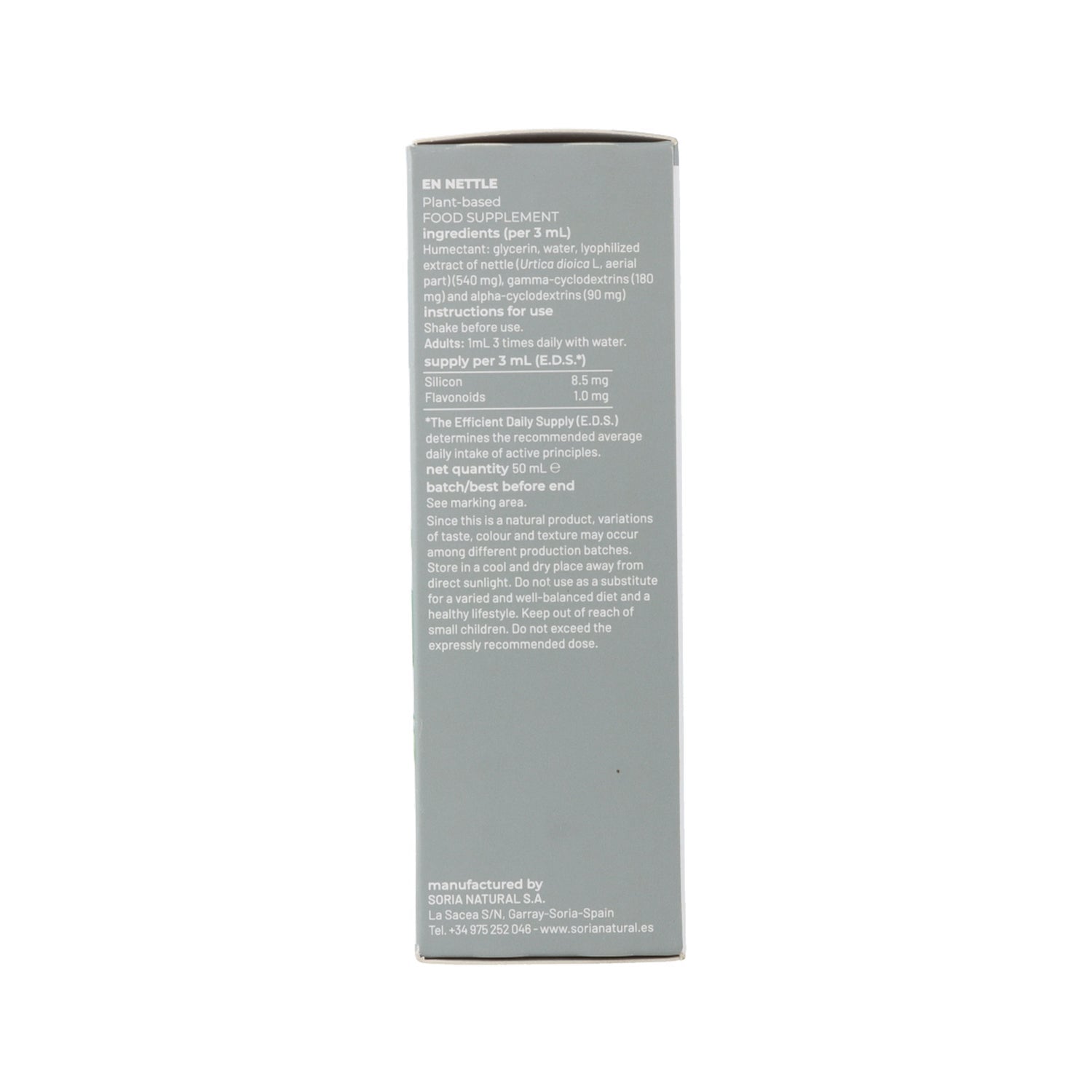 Soria Natural Ext.ortiga Verde 50 Ml Actibios