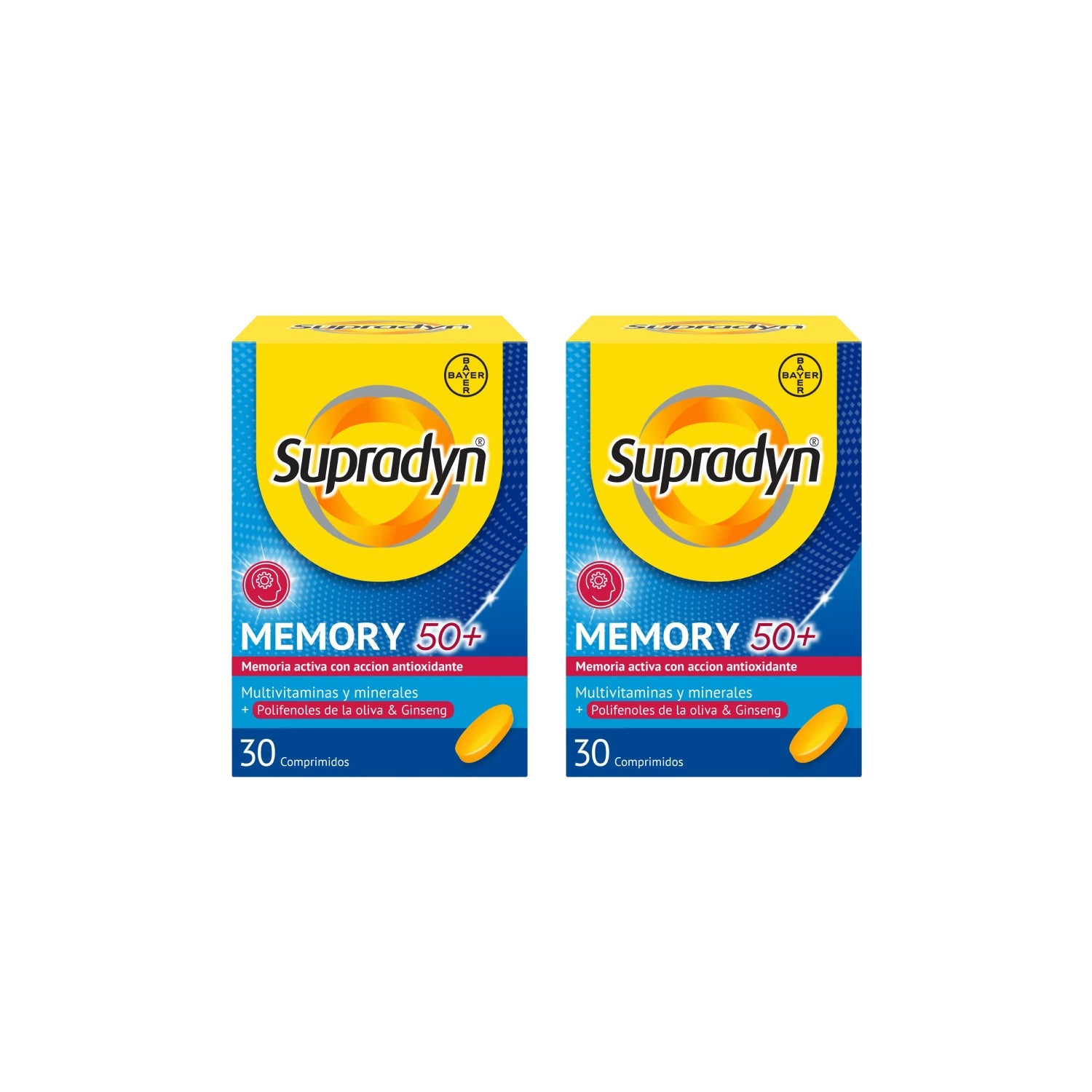 Supradyn Memory 50+ 2x30 comprimidos