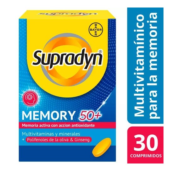 Supradyn Memory 50+ 2x30 comprimidos
