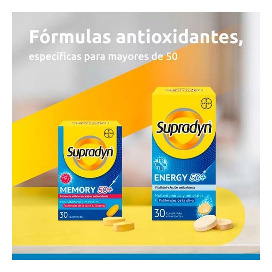 Supradyn Memory 50+ 2x30 comprimidos