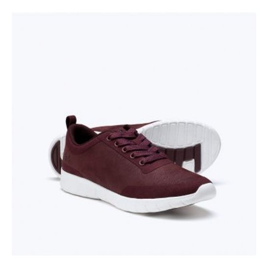 Suecos Zapato Alma Velvety Vino 1 Par