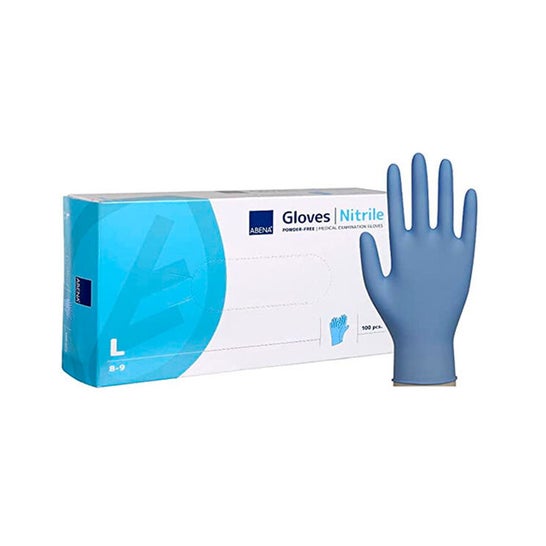 Abena guantes Látex Natural Talla L 100 uds