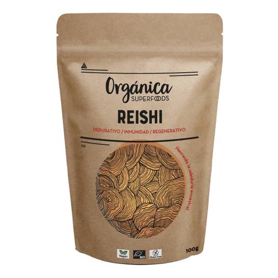Organica Superfoods Reishi Polvo Eco Vegano sin Gluten 100g