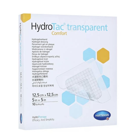 Hydrotac Transparente Comfort 12x12,5cm 10uds