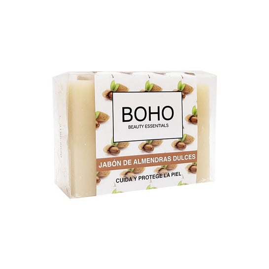 Boho Pastilla Jabón Aceite Almendras Dulces 100 g