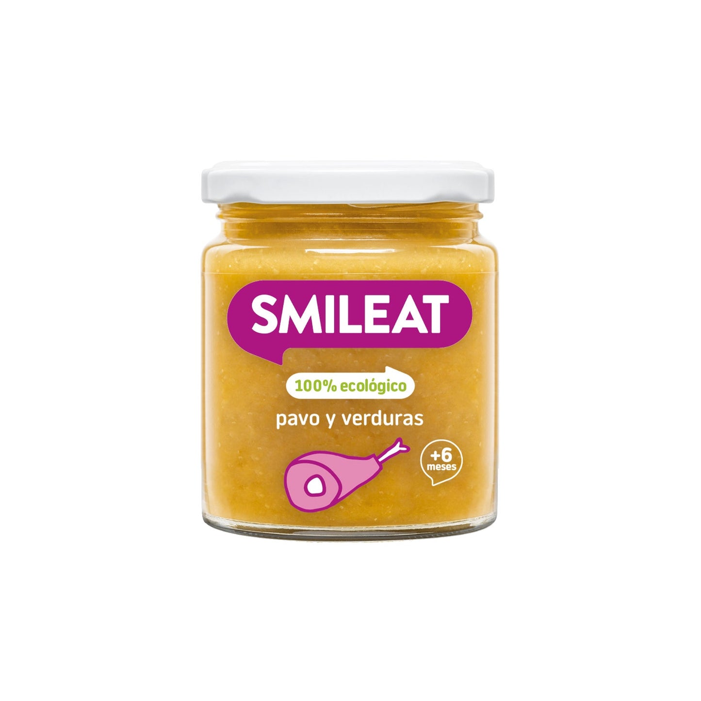 Smileat Tarrito Ecológico de Pavo con Verduras 230g