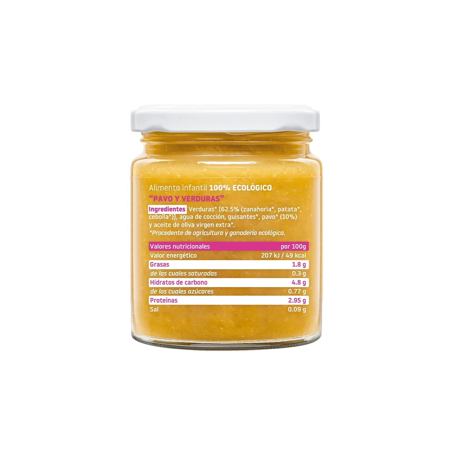 Smileat Tarrito Ecológico de Pavo con Verduras 230g
