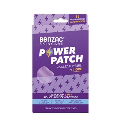 Benzacare Power Parche Acné Granos 36uds