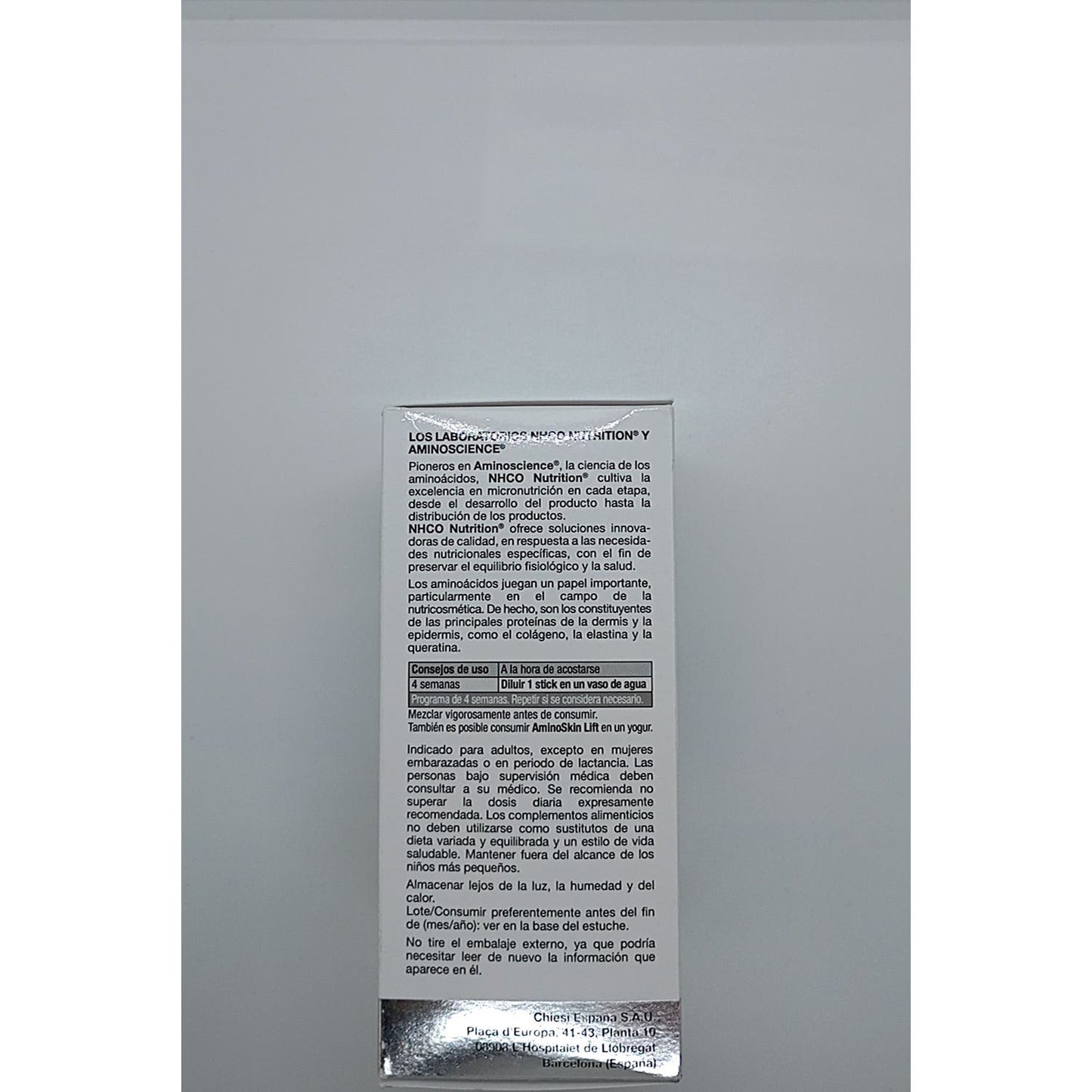 Nhco Aminoskin Lift Belleza Corporal 28 Sticks