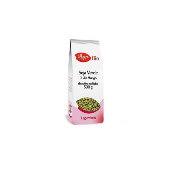 Granero Alimentacion Judias Mungo Soja Verde Bio 500g