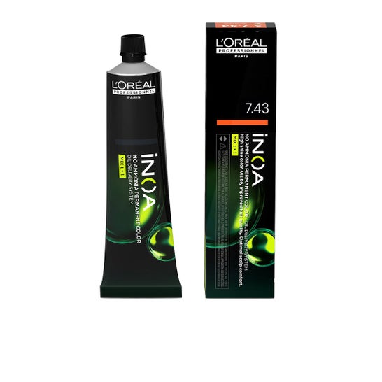 L'Oréal Inoa Ammonia-Free Permanent Color 7.43 60 g